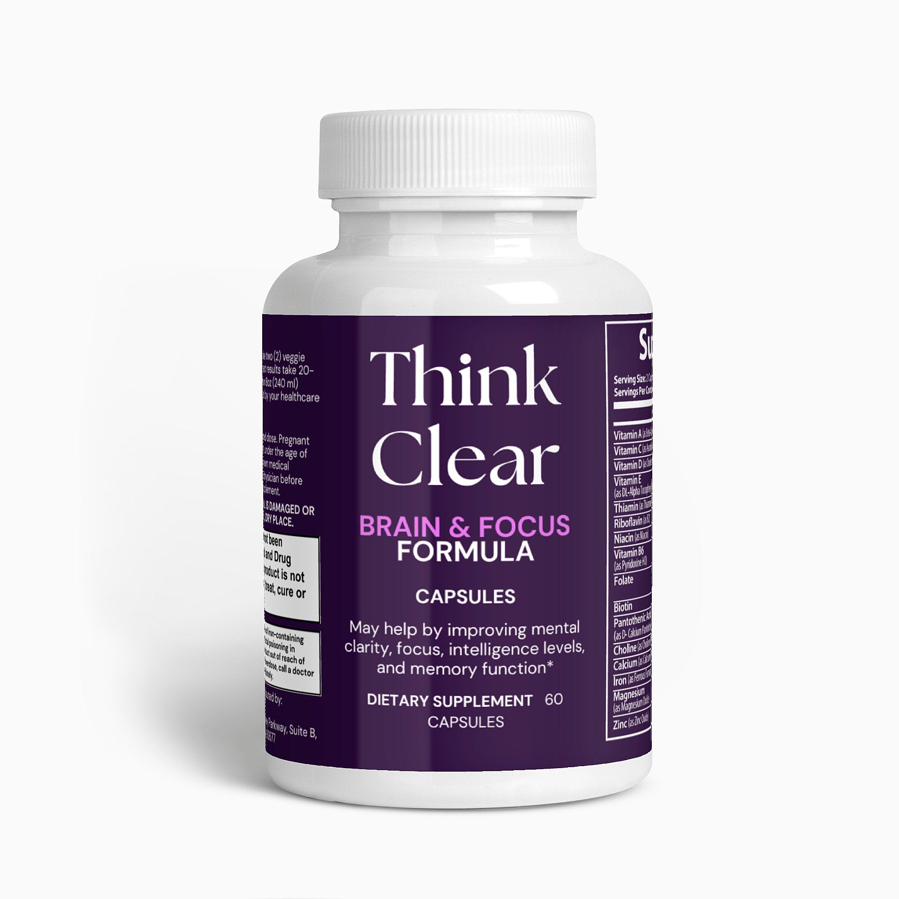 Think Clear: Brain & Focus Formula