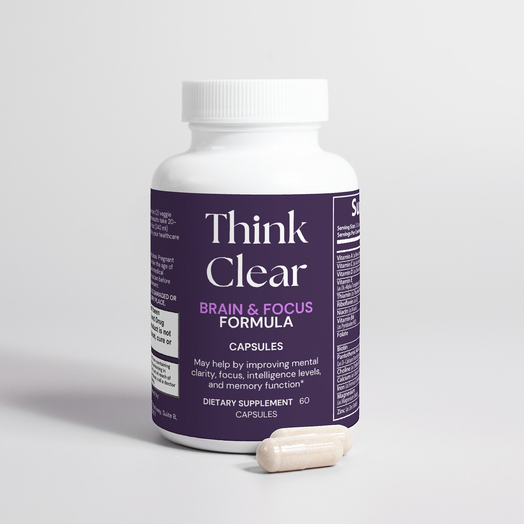 Think Clear: Brain & Focus Formula